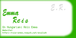 emma reis business card